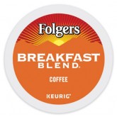 Keurig Folgers Breakfast Blend Coffee K-Cups - 24 per Box